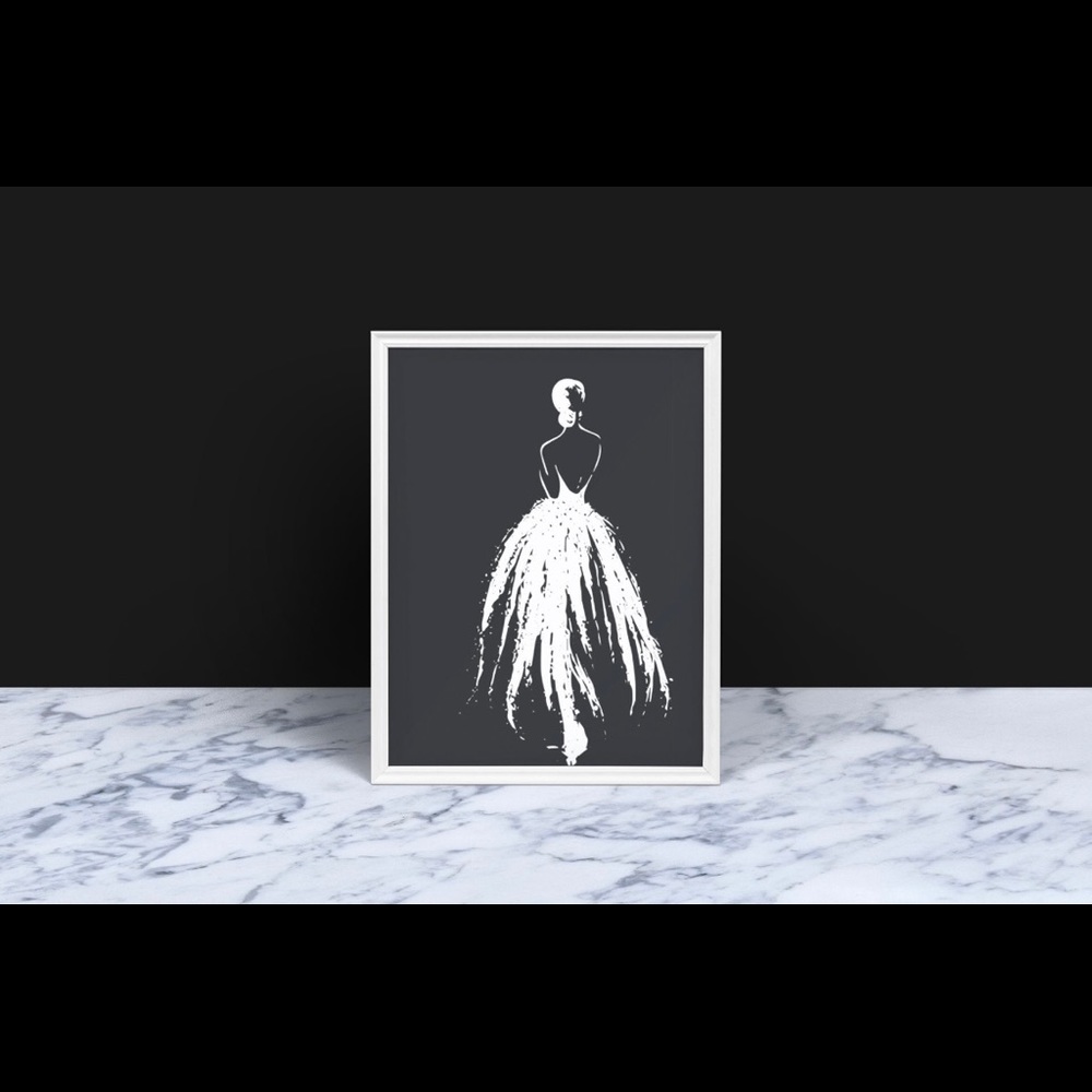 Black & White Bride 👰‍♀️ Print Photo